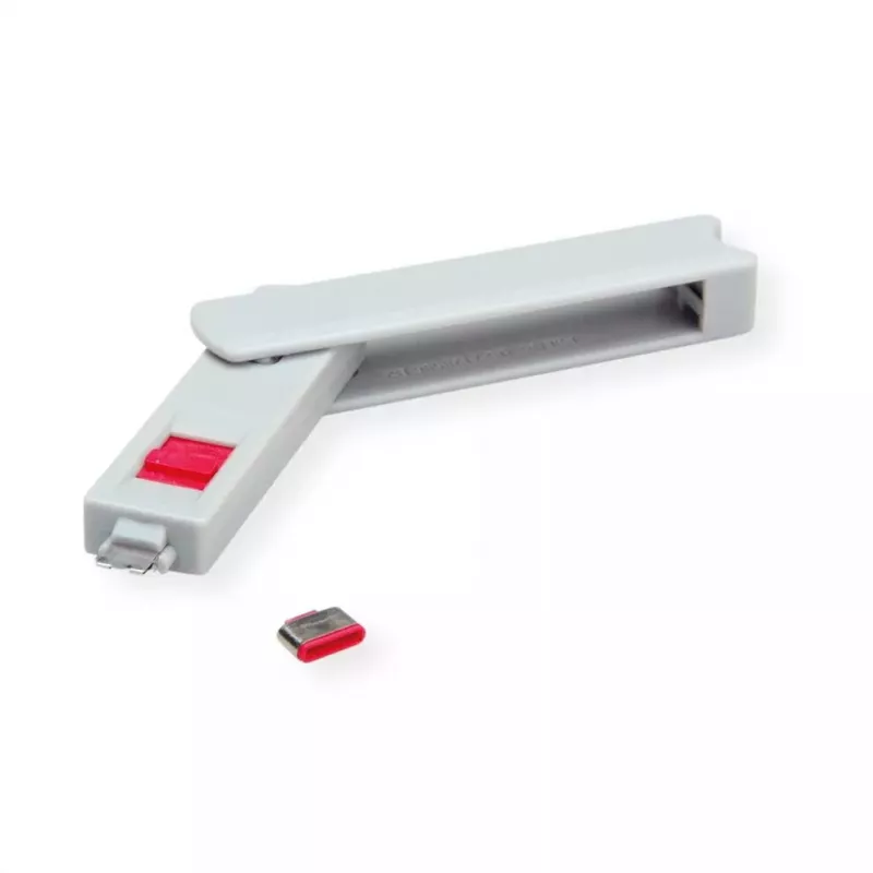 USB Type-C prievado blokavimo raktas ROLINE 11.02.8333 pilkas 1 vnt.