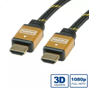 HDMI kabelis ROLINE GOLD High Speed Ethernet M/M 7,5 m