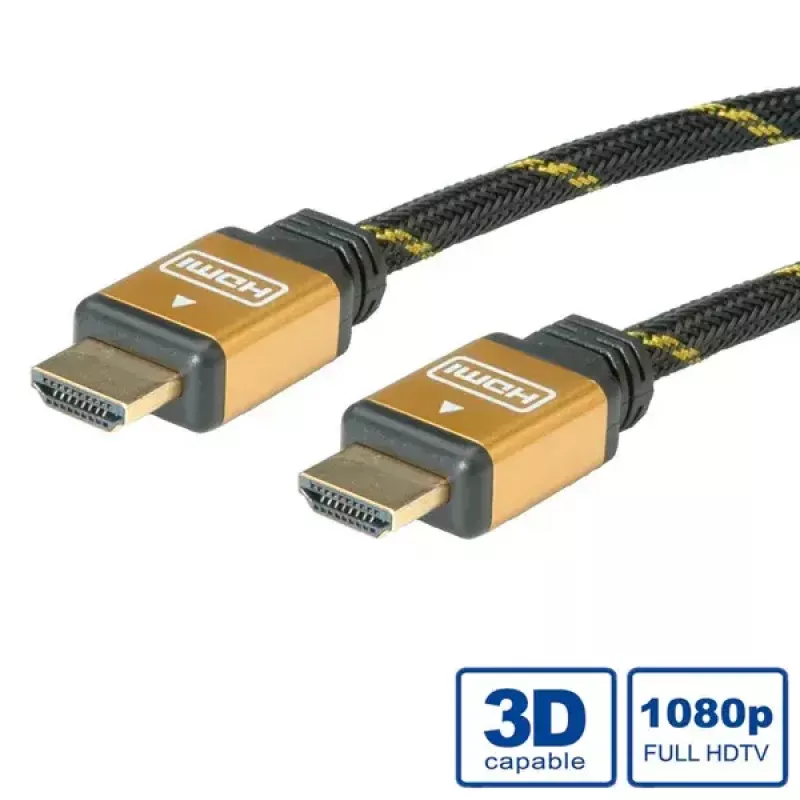 HDMI kabelis ROLINE GOLD High Speed Ethernet M/M 7,5 m