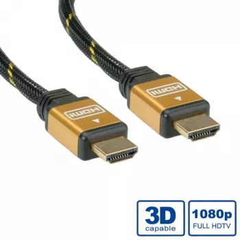 HDMI kabelis ROLINE GOLD High Speed Ethernet M/M 7,5 m