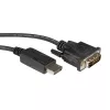 DisplayPort–DVI laidas ROLINE DP-DVI (24+1) LSOH M/M 3m