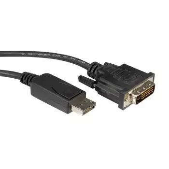 DisplayPort-DVI laidas ROLINE DP-DVI (24+1) LSOH M/M 5 m