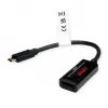 USB grafikos adapteris ROLINE 11.04.5957-10 3840 x 2160 pikselių Juoda
