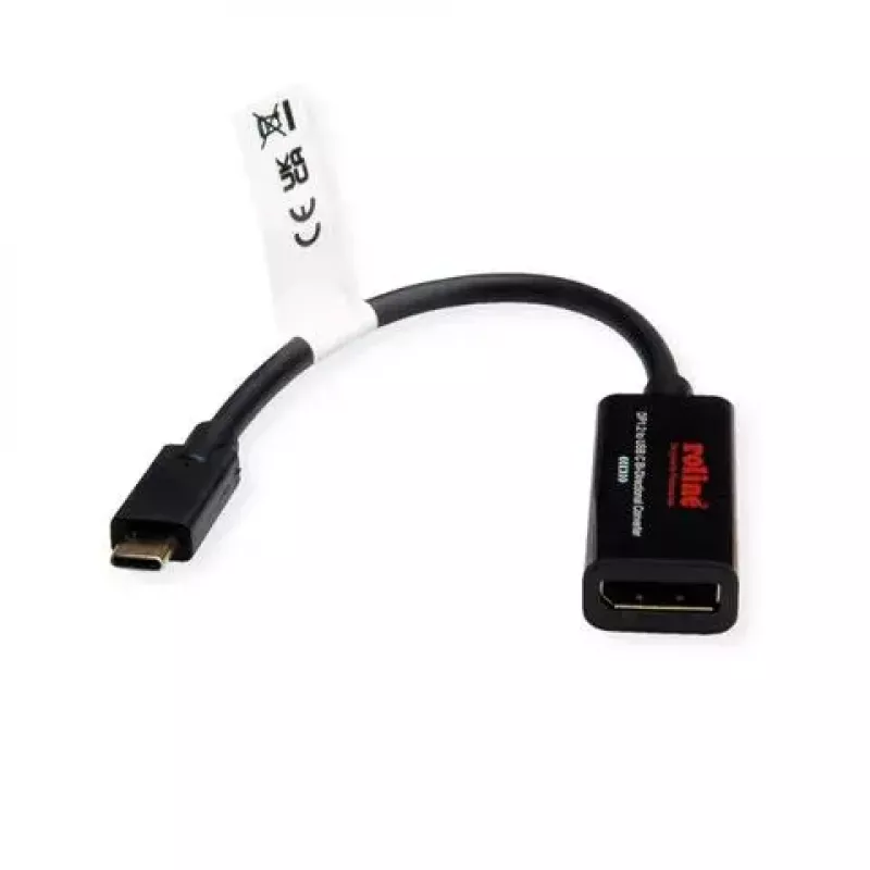 USB grafikos adapteris ROLINE 11.04.5957-10 3840 x 2160 pikselių Juoda