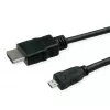 HDMI kabelis ROLINE 11445581 2m HDMI A tipas (standartinis) į HDMI D tipą (Micro) juodas