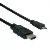 HDMI kabelis ROLINE 11445581 2m HDMI A tipas (standartinis) į HDMI D tipą (Micro) juodas