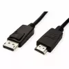 DisplayPort–HDTV laidas ROLINE 11.44.5782-10 3 m juodas