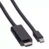 Mini DisplayPort laidas VALUE Mini DP-UHDTV M/M 2 m