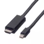Mini DisplayPort laidas VALUE Mini DP-UHDTV M/M 2 m