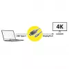 VALUE 11.99.5846 2 m vaizdo kabelio adapteris DisplayPort USB Type-C juodas