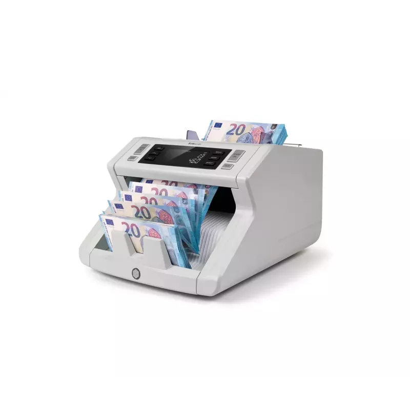 Banknotų skaičiavimo mašina Safescan 2265 G2 balta AC 220-240V LCD