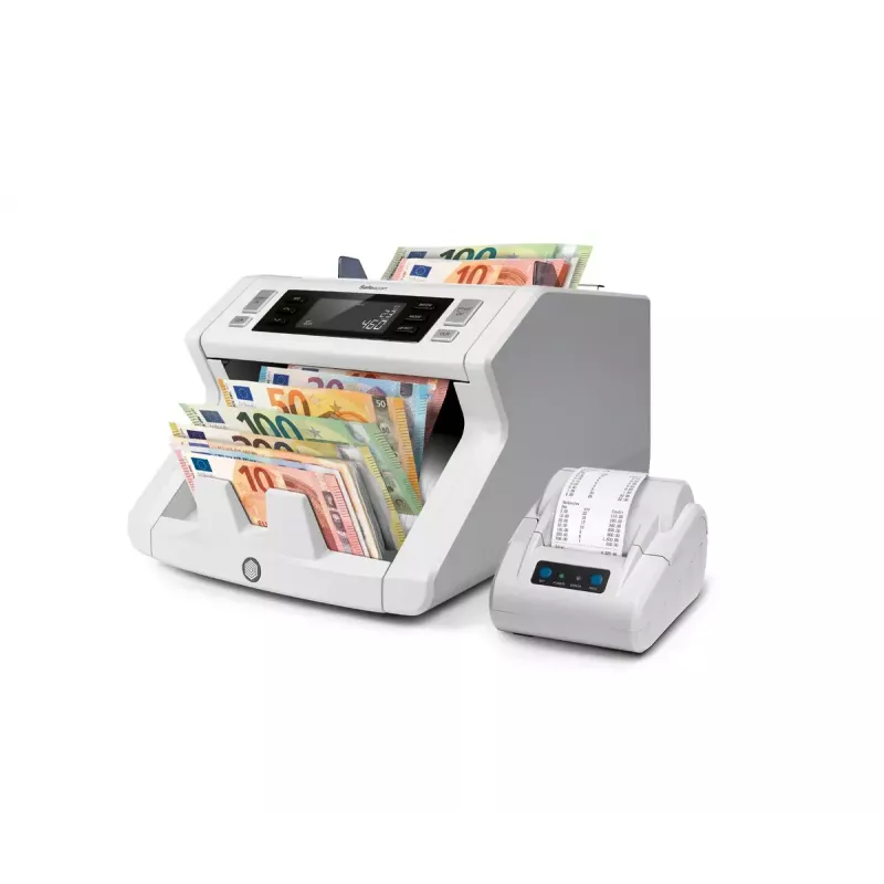 Banknotų skaičiavimo mašina Safescan 2265 G2 balta AC 220-240V LCD