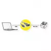 ROLINE 12021163 serijinis kabelis pilkas 1,8 m USB Type-A DB-9