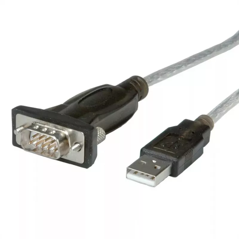 ROLINE 12021163 serijinis kabelis pilkas 1,8 m USB Type-A DB-9