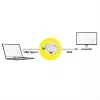 Vaizdo kabelio adapteris ROLINE 12.03.3210 USB Type-C į HDMI Type A 0,1 m sidabrinis