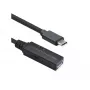ROLINE USB aktyvus ilginimo laidas 12.04.1067 15m USB 3.2 Gen 1 USB-C (vyriškas) į USB-A (moteriškas) juodas