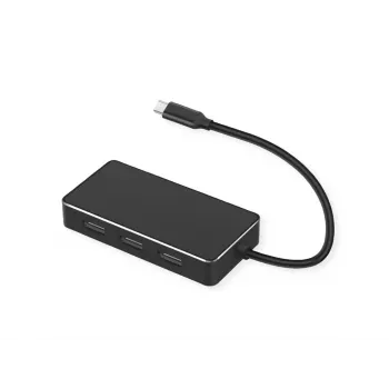 VAIZDO ADAPTERIS VALUE 12.99.1032 0.19 m USB Type-C 3 × DisplayPort juodas