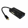 VALUE 12.99.3154 Mini DisplayPort į HDMI/VGA adapteris 0,1 m juodas