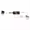 VALUE 12.99.3154 Mini DisplayPort į HDMI/VGA adapteris 0,1 m juodas