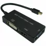 VALUE 12.99.3154 Mini DisplayPort į HDMI/VGA adapteris 0,1 m juodas