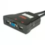KVM jungiklis ROLINE Star 1 vartotojas 2 kompiuteriai USB garsas