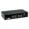 KVM jungiklis ROLINE 1 vartotojas 4 kompiuteriams DisplayPort su USB šakotuvu