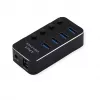 USB šakotuvas ROLINE 14.02.5056 USB 3.2 Gen 1 Type-A 5120 Mbit/s juodas
