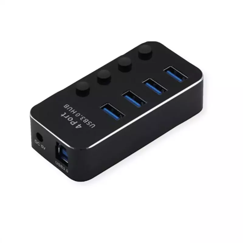 USB šakotuvas ROLINE 14.02.5056 USB 3.2 Gen 1 Type-A 5120 Mbit/s juodas