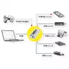 ROLINE USB Hub 3.2 Gen 1 14.02.5058 Juodas 5120 Mbit/s