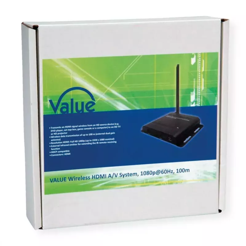 Belaidis HDMI siųstuvas ir imtuvas VALUE 14993413