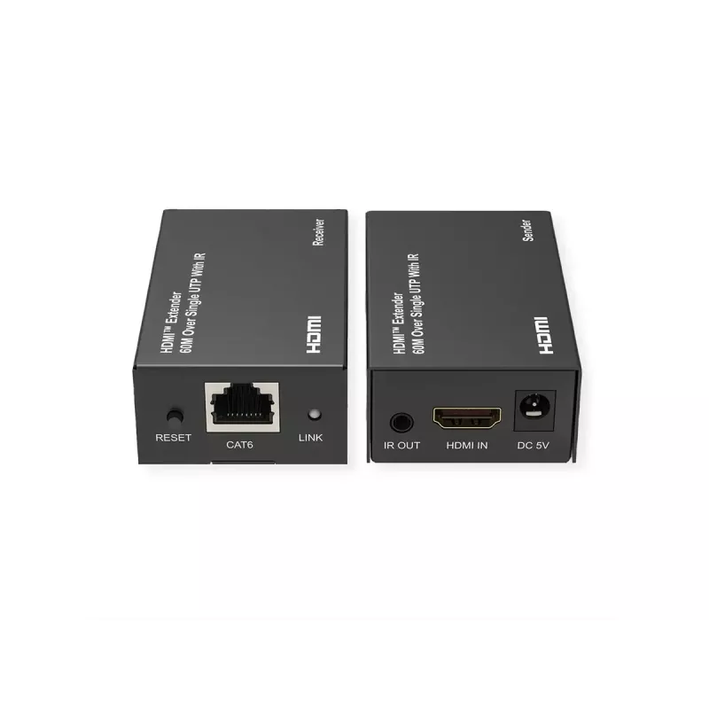 VALUE 14.99.3569 AV prailgintuvas (siųstuvas ir imtuvas) – HDMI signalo perdavimas per Cat6 iki 60 m, 1920×1200