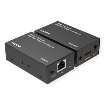 VALUE 14.99.3569 AV prailgintuvas (siųstuvas ir imtuvas) – HDMI signalo perdavimas per Cat6 iki 60 m, 1920×1200