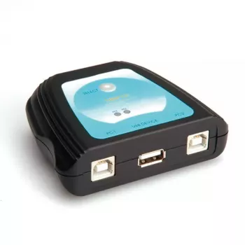 USB 2.0 rankinis spausdintuvo jungiklis, 2 prievadai (VALUE 14.99.5032)