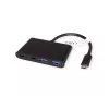 USB-C sąsajos šakotuvas VALUE 14.99.5041 – USB 3.2 Gen 1 Type-C/Type-A, 1000 Mbit/s, aliuminis, juodas, 76×46×12,2 mm