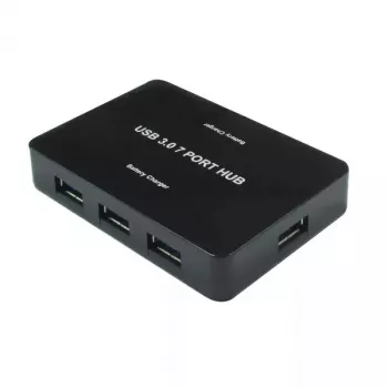 USB Hub VALUE USB 3.0 7 prievadų darbalaukio USB šakotuvas su maitinimo bloku