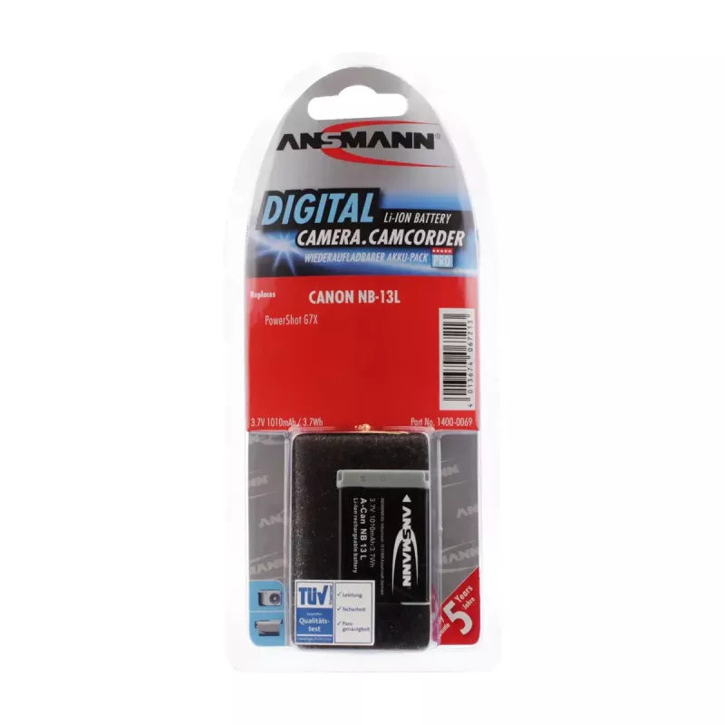 Baterija fotoaparatui Ansmann 1400-0069 ličio jonų 1010 mAh