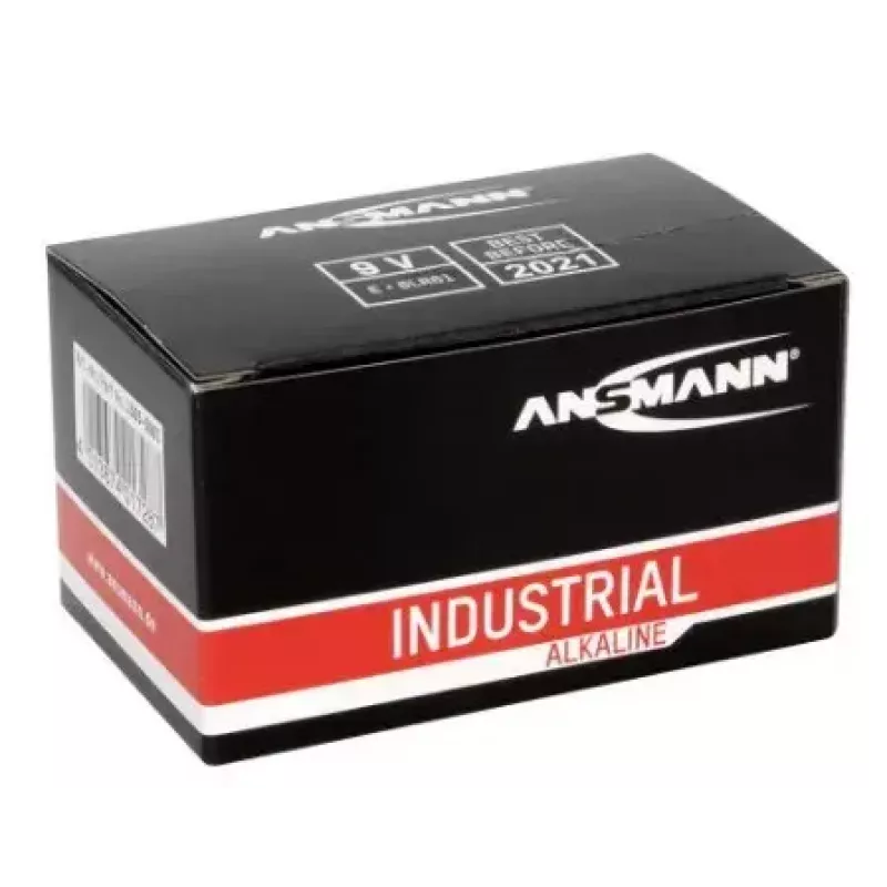 Vienkartinė baterija Ansmann 1505-0001 9V šarminė (10 vnt.)