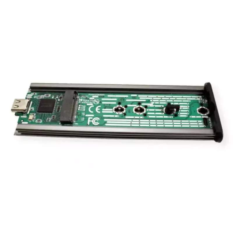 Išorinis SSD dėklas ROLINE 16.01.4147 M.2 Aliuminis Juodas 20 Gbit/s