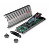 Išorinis SSD dėklas ROLINE 16.01.4147 M.2 Aliuminis Juodas 20 Gbit/s