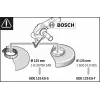 Dulkių nusiurbimo gaubtas Bosch GDE 125 EA-T Professional