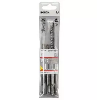 Gręžtų rinkinys Bosch 1 617 000 118 3 vnt SDS Plus 5,0mm 6,0mm 8,0mm