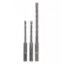Gręžtų rinkinys Bosch 1 617 000 118 3 vnt SDS Plus 5,0mm 6,0mm 8,0mm