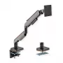 Laikiklis monitoriui ROLINE 17031108 124.5 cm 20 kg Spaustuvinis Juodas Pilkas
