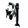 VALUE Triple LCD Arm Desk Clamp juodas – trijų monitorių laikiklis su spaustuku, reguliuojamas