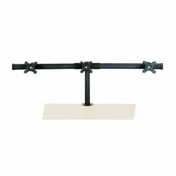 VALUE Triple LCD Arm Desk Clamp juodas – trijų monitorių laikiklis su spaustuku, reguliuojamas