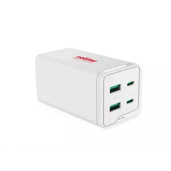 Mobiliojo įrenginio įkroviklis ROLINE 19.11.1056 Universalus greitas įkrovimas 2 USB Type-C