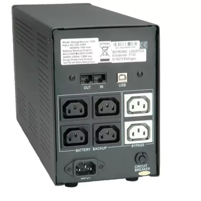 UPS ROLINE DesignSecure 1200 1,2 kVA 720 W