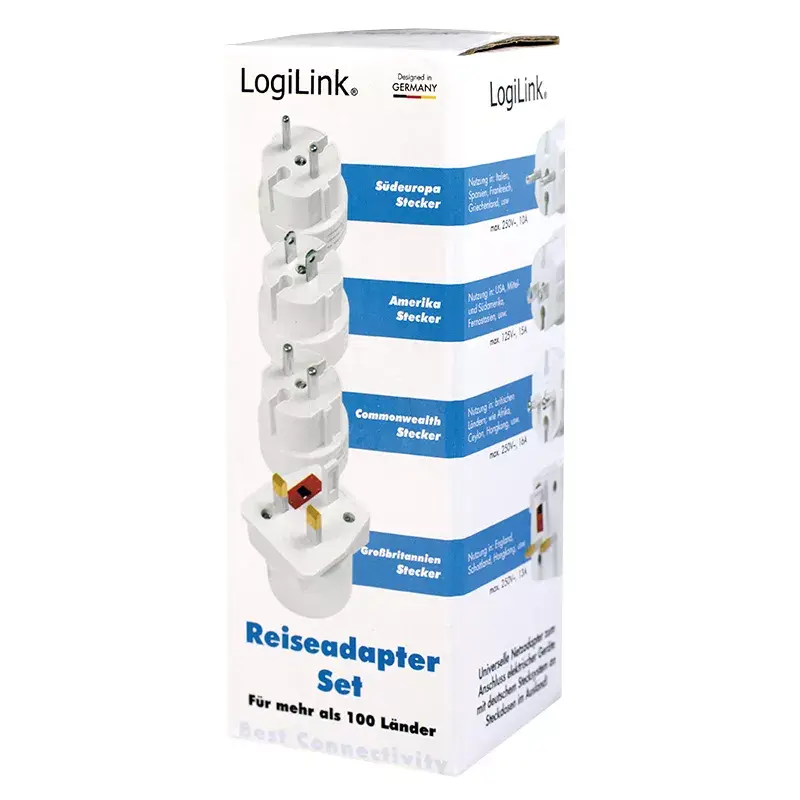 Kištukinis adapteris LogiLink PA0186 Baltas