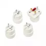 Kištukinis adapteris LogiLink PA0186 Baltas