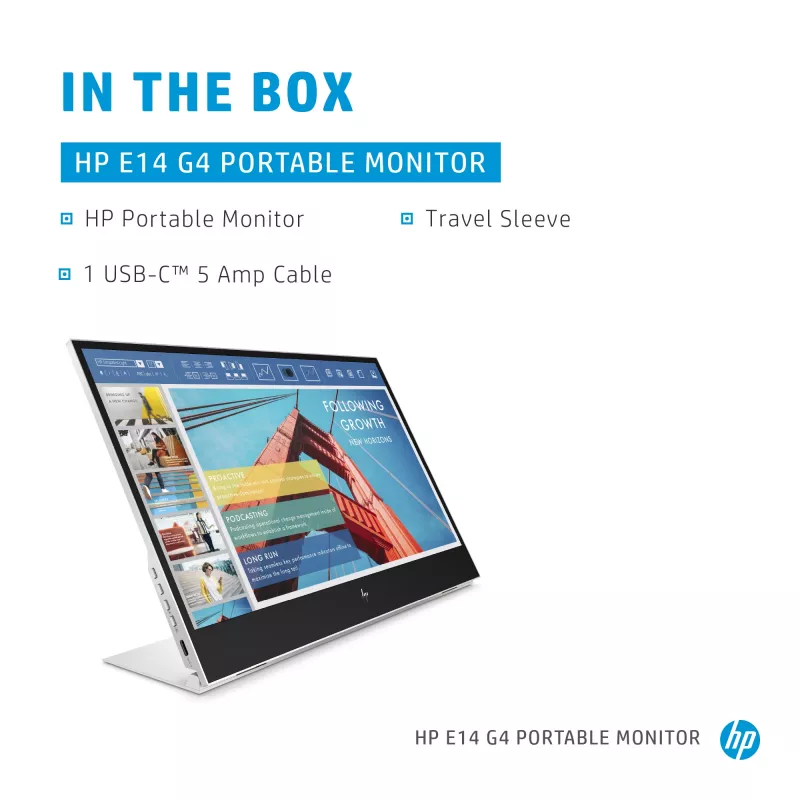 Nešiojamas monitorius HP E-Series E14 G4 14 colių Full HD LCD 1920x1080